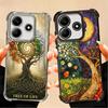 Tree of Life Space Soft Phone Case For Xiaomi Poco X7 X8 Pro Max X6 X5 X3 F8 Ultra F7 M8 M7 M5S Redmi 15C 15A 15 14C 13C 12C 13