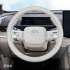For Toyota bZ7 bZ3X 2026 Ultra-Thin Nappa Leather Steering Wheel Cover All-Season Non-Slip Car Interior Accessory