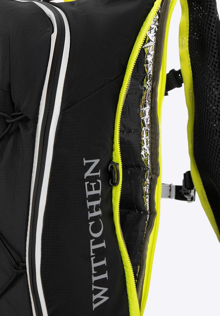 Zaino Sportivo da Uomo Wittchen con Spazio per Idratazione, Nylon Nero