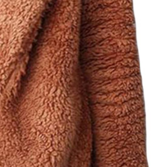 Damen Oversize-Mantel Einfarbig Einreihig Herbst Winter Dicke Knöpfe Übermantel für das Büro