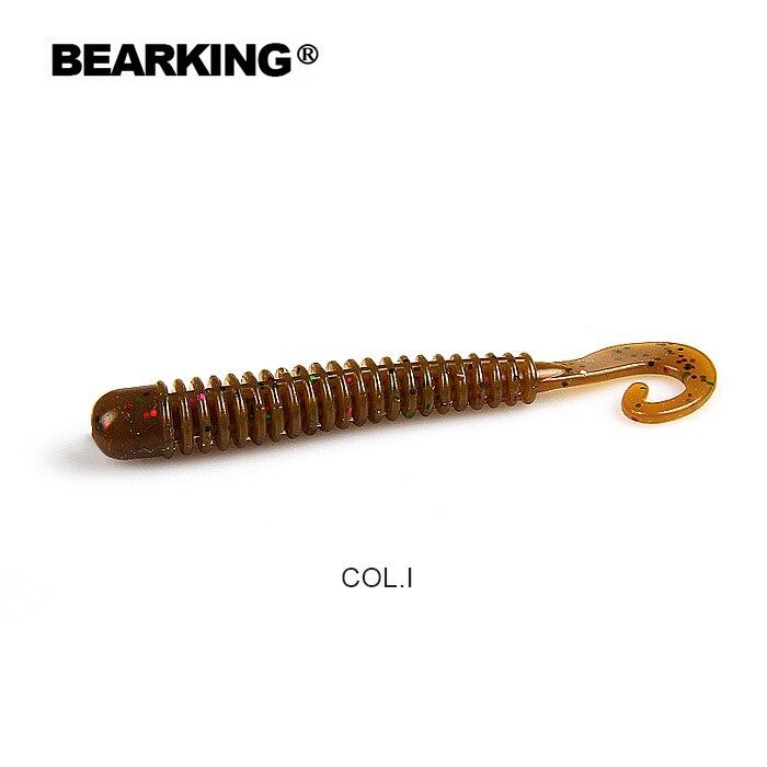 BEARKING Fishing Lure 65mm 1.6g 15pcs / Bag G Tail Soft Baits Fishing Wobbler Bass Bait Artificial Fishing Soft Lure Tacke