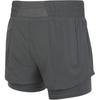 Nike Womens One Dri-Fit 3-In-1 Soft Comfortable Versatile Mid-Rise Sports Shorts Women shorts Gray DX6013068