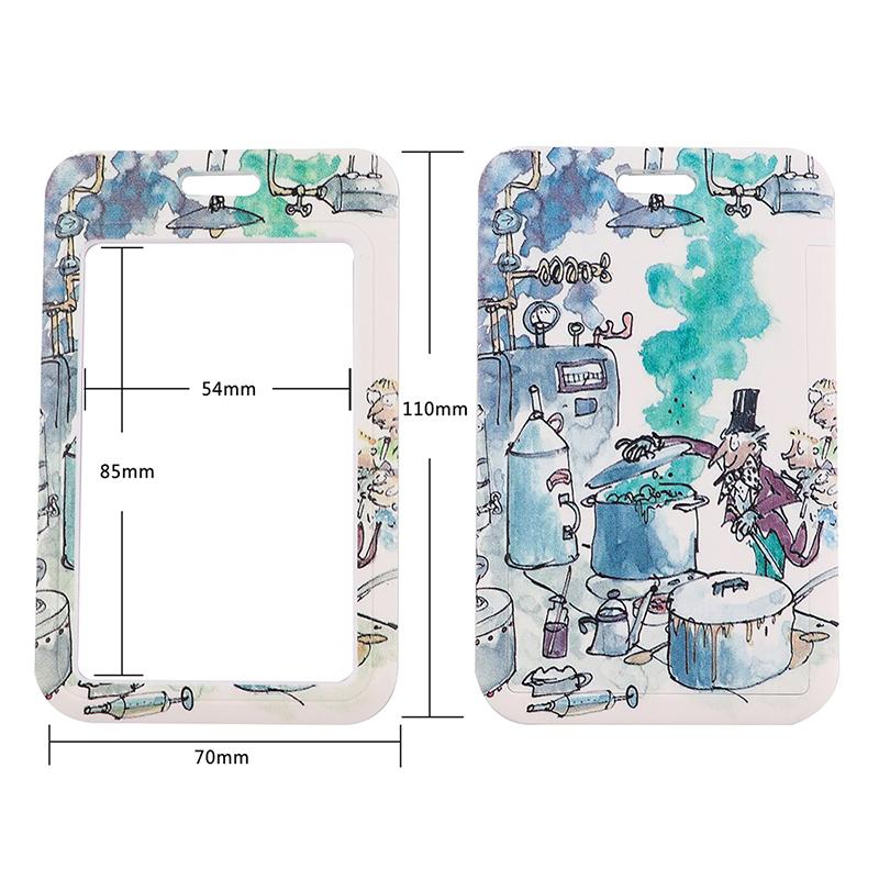 Yoga Sakura Credential Holder Little daisy Lanyard for Key Cute Neck Strap Card ID Badge Holder Key Chain Accessories Wholesale