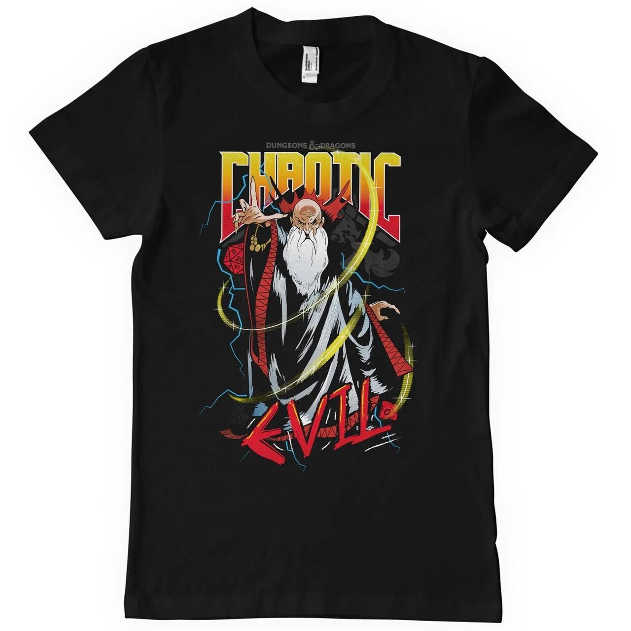 Officially Licensed Dungeons & Dragons Chaotic Evil T-Shirt S-5XL Sizes- L