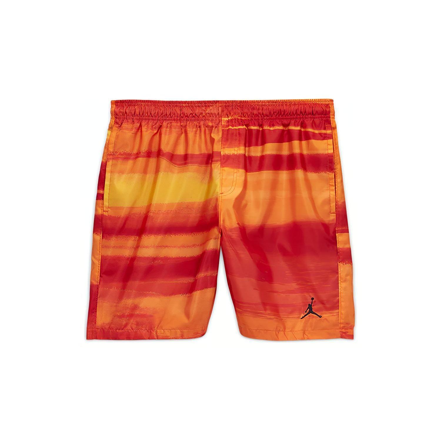 

Jordan Legacy AJ11 Облегающие шорты со средней талией и принтом, мужские брюки оранжево-красные CW0842-100 XS
