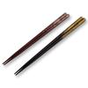 Ofuji Lacquerware Wajima Lacquerware Pentagonal Chopsticks for Black with Vermilion Couples, Finish, WA9-6