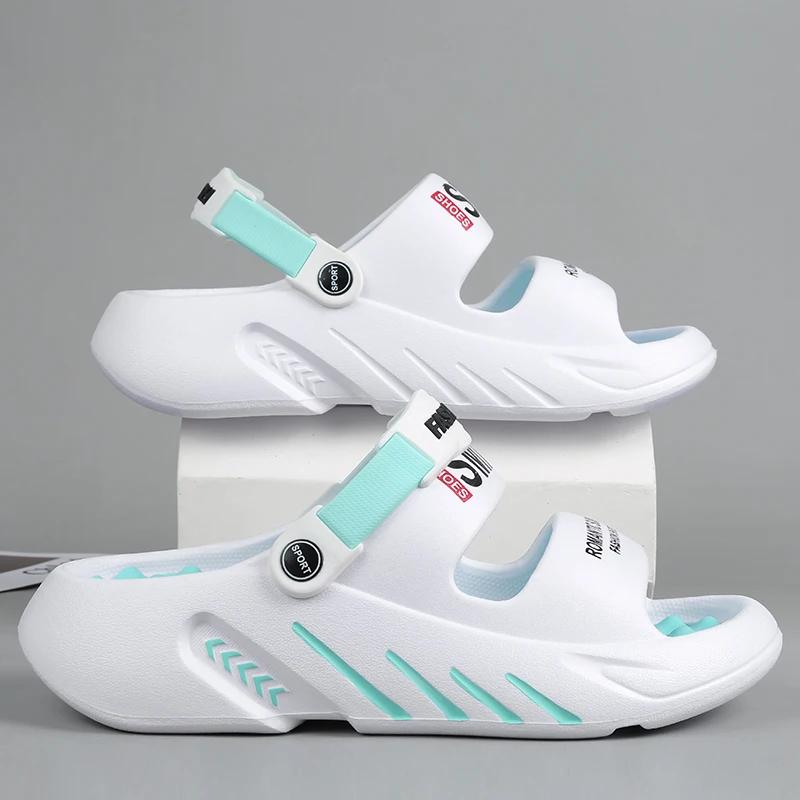 Herren Sportschuhe für Herren 2024 Sommer Herren Sandalen Lässige Sneaker Herren Sandalen Echtes Leder Flache Sandale Herren Hausschuhe Verkauf