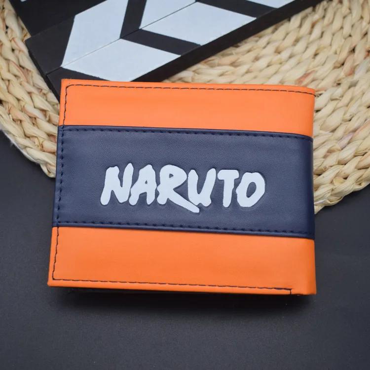 Naruto Anime Foldable Wallet Women Men Children Bank ID Card Holder Card Clip Bag Cartoons Cosplay Clutch Wallets Birthday Gifts