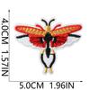 Insect Embroidery Cloth Sticker Ironing Beetle Cartoon Embroidery Chapter Beetle Patch Sticker Embroidery Label Clothing Schoolbag Decoration