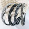 Rhinestones Headband NonSlip Crystal Teeth Comb Hairband Fashionable Hair Bands For Women Girl Face Washing Everyday Use