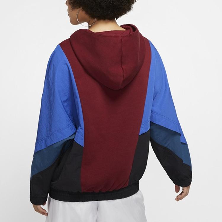 Nike Icon Clash Fleece Hoodie Women Tops Red CJ2030-677