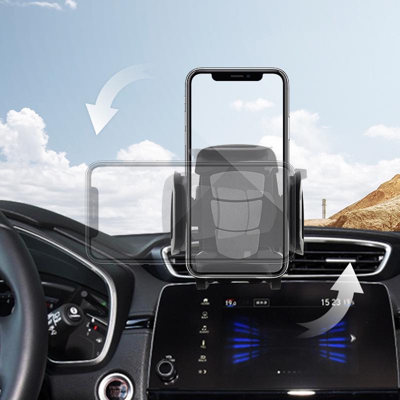 Retractable Silicone Suction Cup Car Phone Holder for Dashboard, Air Vent, and Windshield