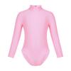 Girls Basic Long Sleeve Ballet Dance Gymnastics Training Leotard Jumpsuit Unitard Tights Dancewear Bodycon Bodysuit