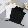 Ruffle Edge Stand-up Collar Double-layer Blouse Collar Sweet Women Fake Collar  Top Accessories