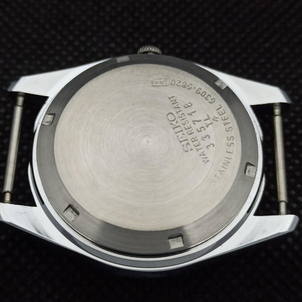 RELÓGIO SEIKO 5 AUTO 6309A VINTAGE REFORMADO JAPÃO MASCULINO D/D BRANCO 556a-a277001-9