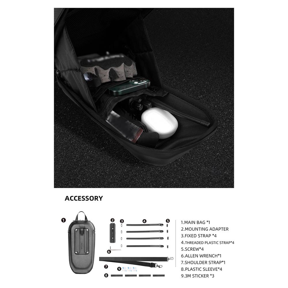 4L Bisiklet Hızlı Bırakma Bisiklet Ön Çatal Çantası Su Geçirmez Bisiklet Çantası Bisiklet Ön Çantası ElectricScooter