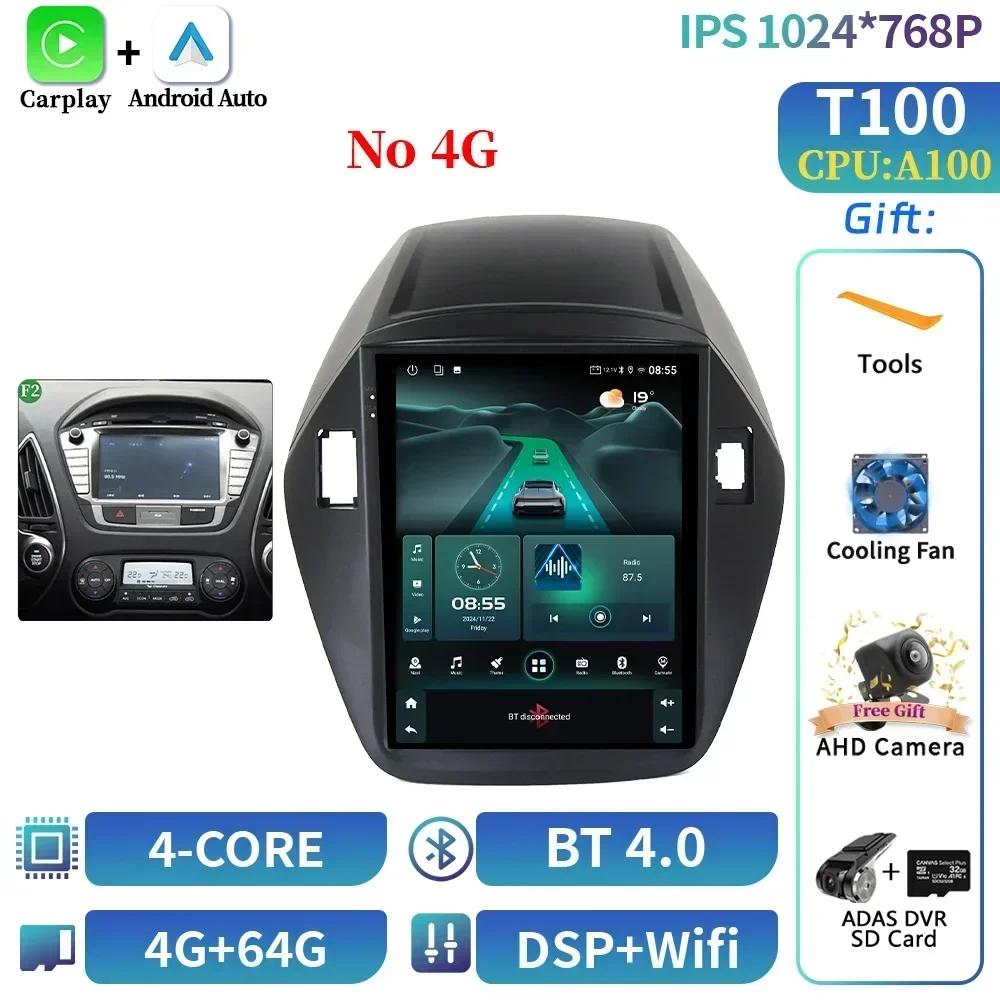 9.7" For Hyundai Tucson IX35 2009-2015 Car Radio Multimedia Navigation Wireless CarPlay 4G GPS Central Android Multimedia Screen