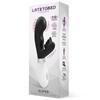 Sliper Vibrator Rabbit Silicone Black