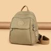 Large Capacity Student Schoolbag Women's Backpack Lightweight Water-repellent Nylon Commuter Travel Bag