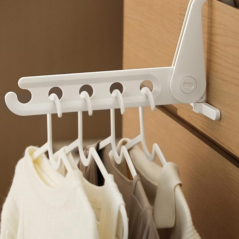 2Pcs Door Mounts Strong ABS Hangers for Towels Jackets Arrangement Bendable Styles Minimal Space Saving