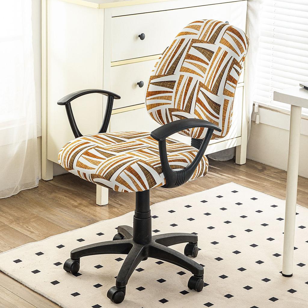 Elastic Split Chair Cover Office Lift Swivel Chair Cover Household Split Computer Chair Cover Non-Slip Seat