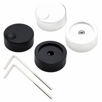 Manopola di controllo volume con foro da 8 mm, manopola in alluminio, antiscivolo