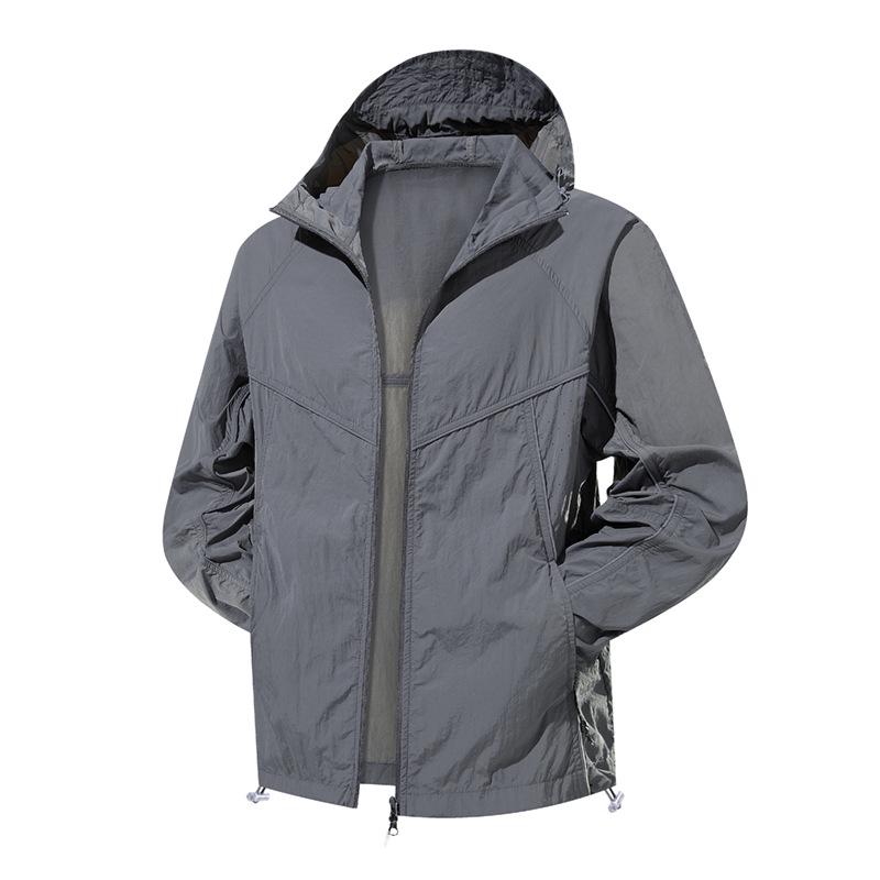 

Светоотражающая летняя ветровка с защитой от солнца и дышащим капюшоном Large