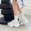 Thick-soled dad shoes women's new height increase small 6cm trend old mesh breathable sports casual shoes