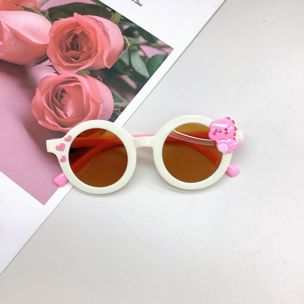 Children'S Sunglasses Cartoon Cute Little Dinosaur Baby Slice Photo Concave Fashion Sunglasses Uv Protection