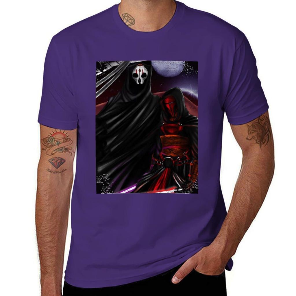 Episches Revan- und Darth-Nihilus-T-Shirt, süße Kleidung, Tiermotiv, Jungen, Vintage, Oversize, Fruit of the Loom Herren-T-Shirts