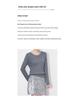 Light Luxury 3D Cable Knit Beaded Round Neck Long Sleeve Sweater Top for Women
