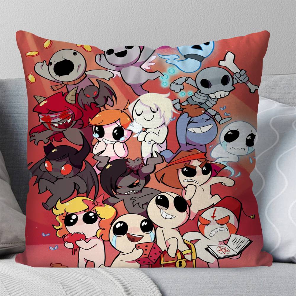 The Binding Of IIsaac Classic Movie Pillow Case Fashion Square Pillowcase Bedroom Sofa Room Ins Decoration Leisure