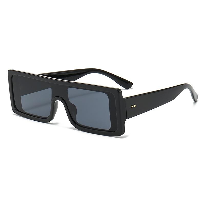 

Cool Rectangle Design Sunglasses Future Style Big Frame Outdoor Sun Protection StyleA