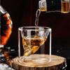 Crystal Skull Glass Cup – Double Layer Transparent Mug for Coffee, Whiskey, Wine, Beer