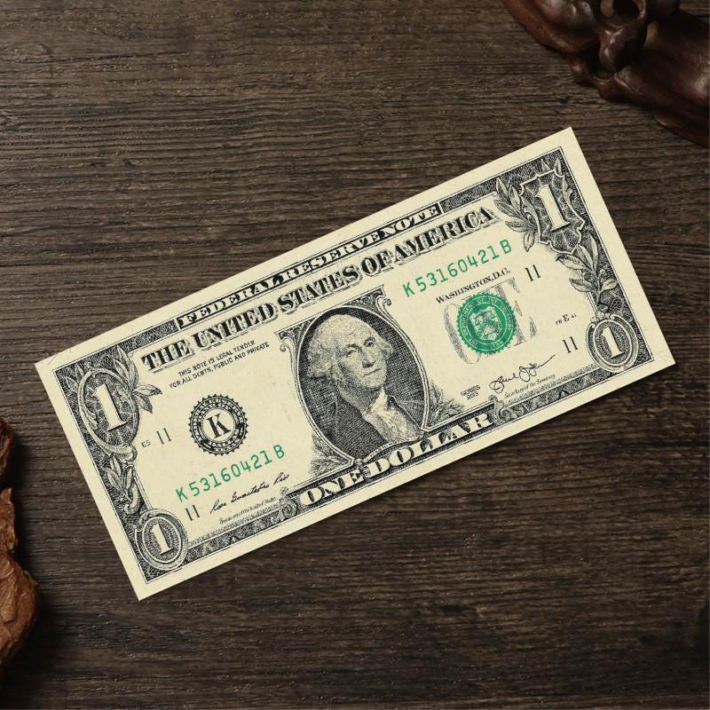 Men's Creative Wallet: Currency Print Canvas Card Holder, Customizable Designs Available