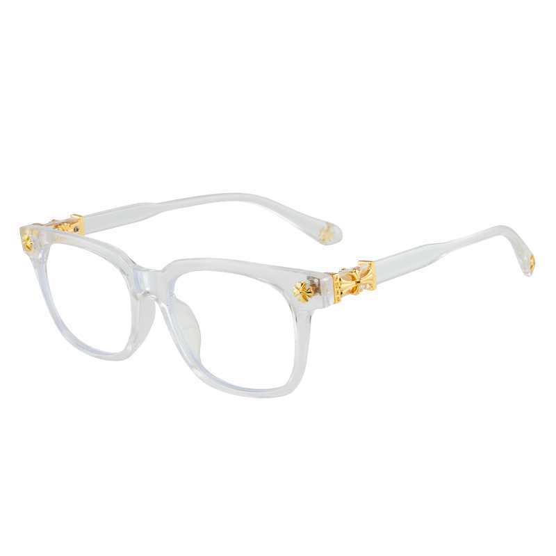 European-American Retro Anti-Blue Light Reading Glasses, Square Frame, Classic Design for Seniors