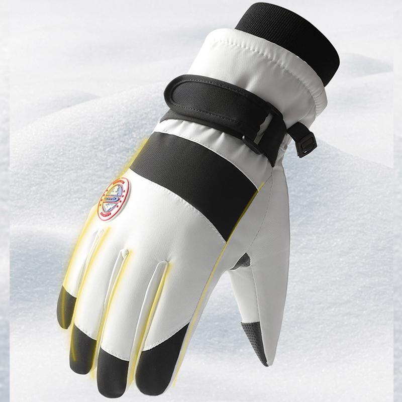 Skihandschuhe Winter Samt Outdoor Reiten rutschfeste wasserdichte verdickte warme Touchscreen-Handschuhe