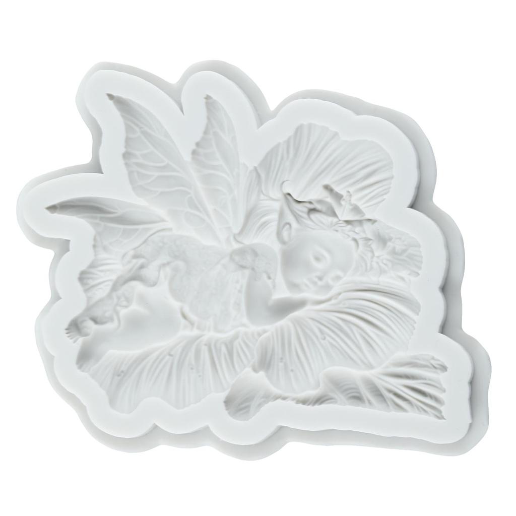 Butterfly Fairy Silicone Molds Flower Fairy Fondant Mold Cake Decorating Tools Cupcake Topper Candy Resin Clay Chocolate Gumpaste Mold