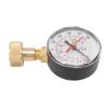 Water Pressure Gauge Aluminum Alloy Iron 0 to 200Psi Universal Water Pressure Test Gauge with 3/4
