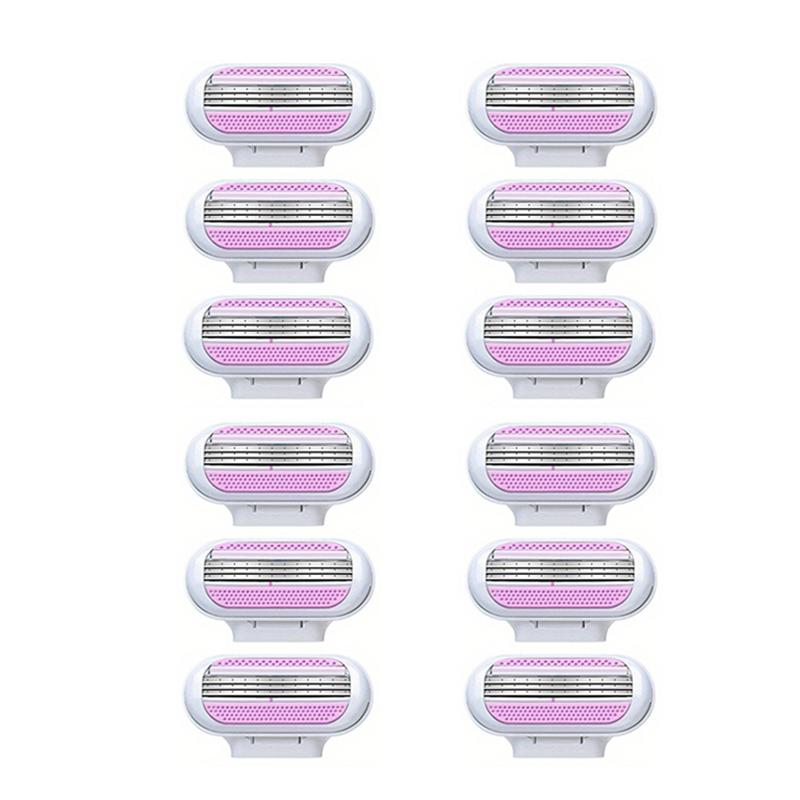 Lames de rasoir de sécurité pour femmes, compatibles avec le rasoir Venus, pour le visage, les jambes, les aisselles et le bikini.