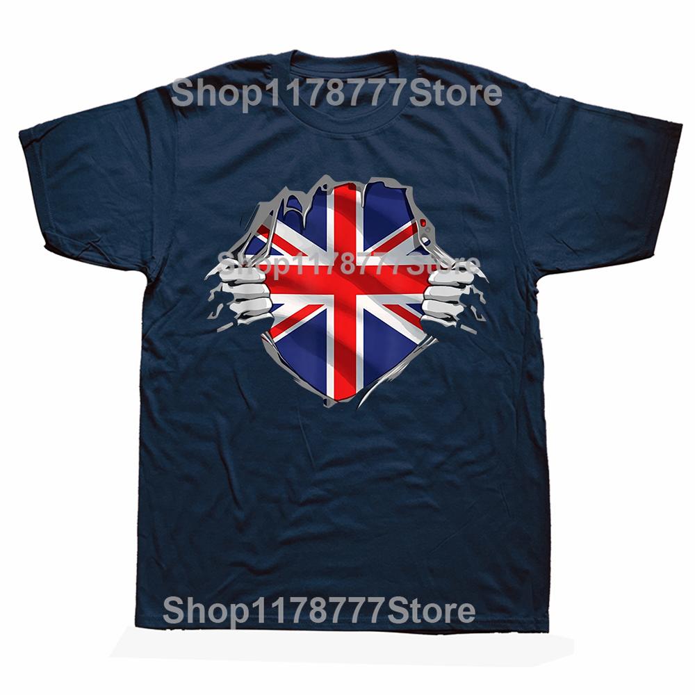Funny I Love British Boys T Shirts Graphic Cotton I Red Heart British Boys Britain United Kingdom Gifts Summer Tshirt Men