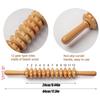 1Pcs Manual Massager Wooden Handheld Roller Trigger Point Massager Stick For Fascia,Cellulite,Muscle,Back Body Therapy Massager