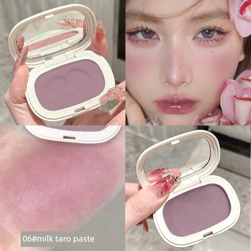 Single-Color Potato Puree Blush 2025 New Mochi Expansion Color Powder-Free Low Saturation Long-Lasting Natural Matte Blush Cream