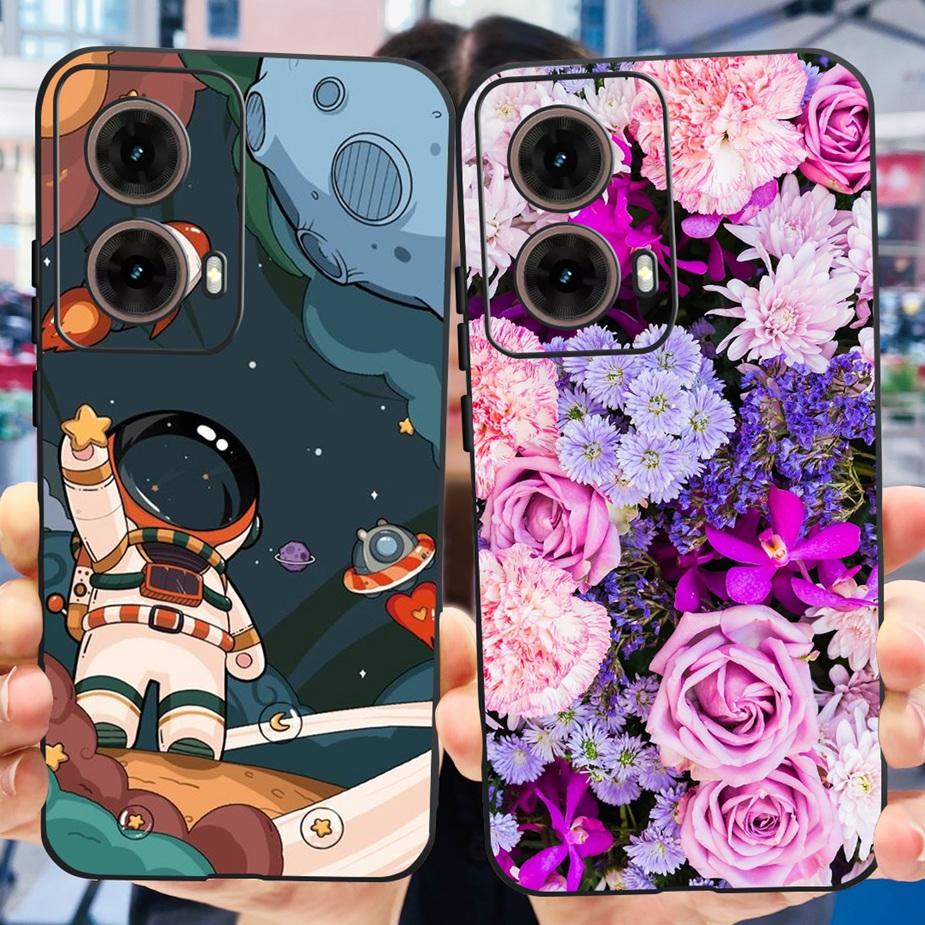 For Motorola Moto G85 Case New Fashion Painted Cover 6.67'' Soft Silicone Phone Case For Moto G85 G 85 MotoG85 Back Cover Bumper