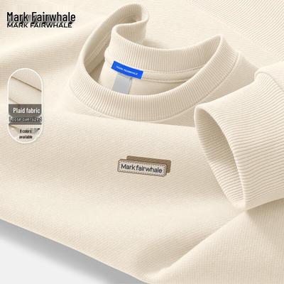 Mark Fairwhale Men's Loose Fit Crew Neck Long Sleeve Sweatshirt