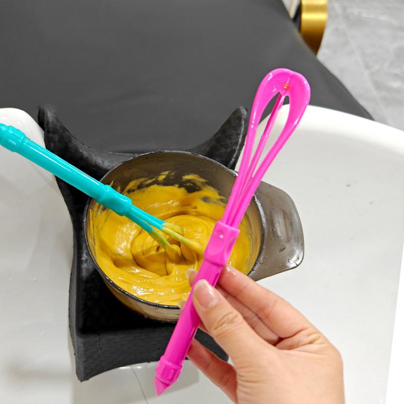 Hairdressing Cream Whisk Hair Color Mixer Stirrer Hair Dyeing Brush Barber Accessories Salon Multifunctional Styling Tools