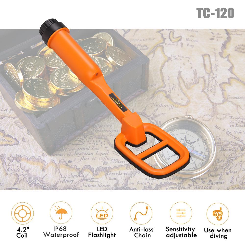Tanxunzhe TC-120 Waterproof Diving Metal Detector for Outdoor Treasure Hunting