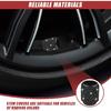 4PCS Bling Crystal Diamond Tire Stem Valve Caps- Handmade Shinny Rhinestone Car Wheel Tire Valve Caps for Women- Attractive Dustproof Valve Stem