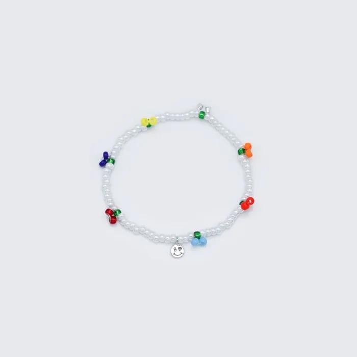 Cherry Festival Cute Beads Bracelet Mini Smile Charm Cute Cherry Beads Bracelet