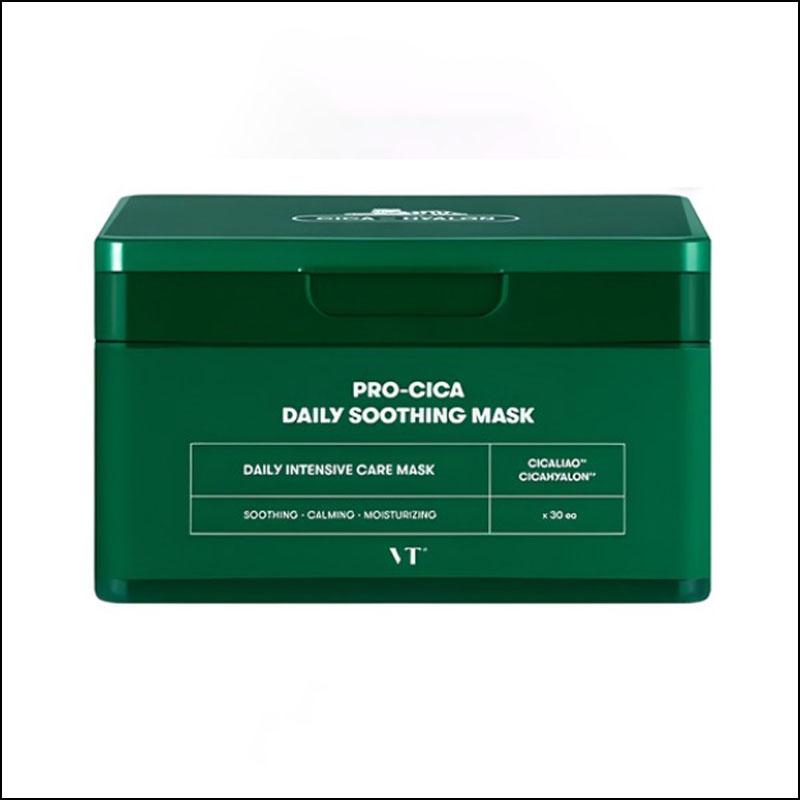 

VT Pro Cica Ежедневная успокаивающая маска 350г(30 листов) / срок годности 2026.07
